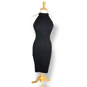 Lulu's Classic Black Midi Dress